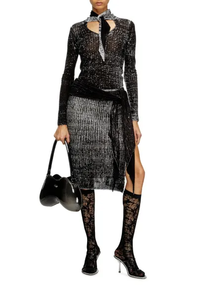 Sveter Diesel M-Elan Knitwear Black