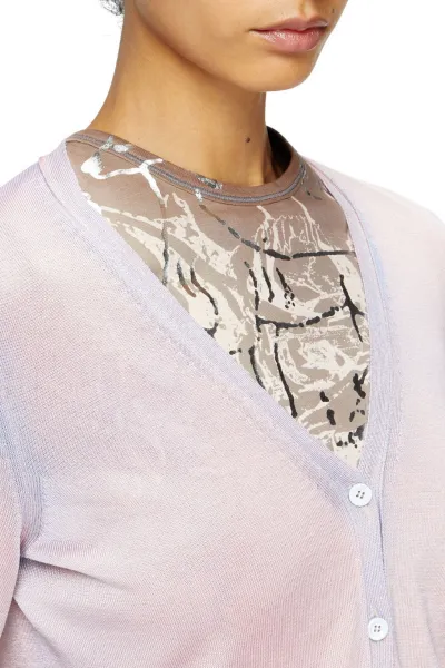 Sveter Diesel M-Vitta Knitwear Pink