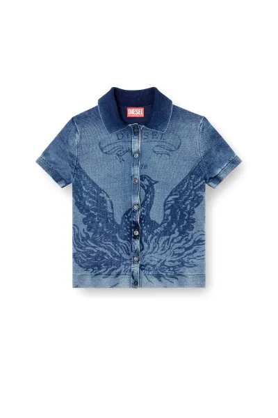 Sveter Diesel M-Fenny Knitwear Blue