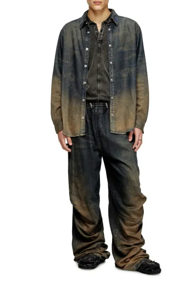 Košeľa Diesel D-Simply-S8 Shirt Blue