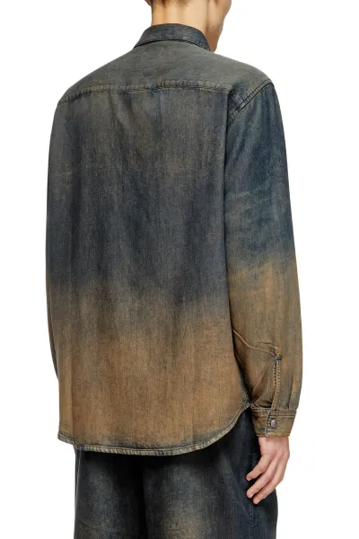 Košeľa Diesel D-Simply-S8 Shirt Blue