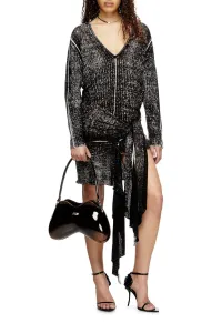 Šaty Diesel M-Eganknot Dress Black