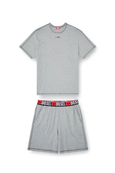 Pyžamo Diesel Set-Adam-D-Core Pyjama Grey