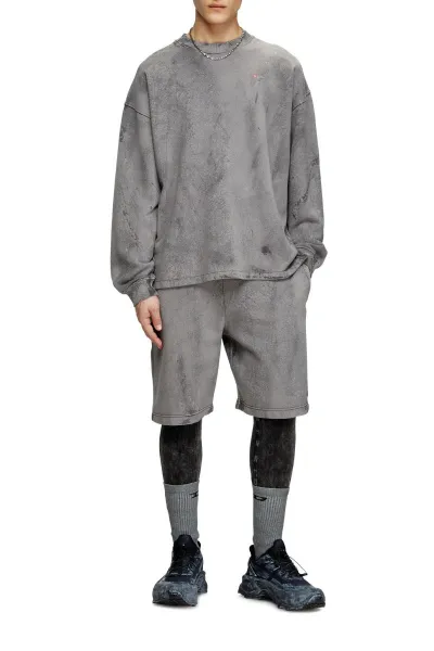 Mikina Diesel S-Baxt-T1 Sweat-Shirt Grey