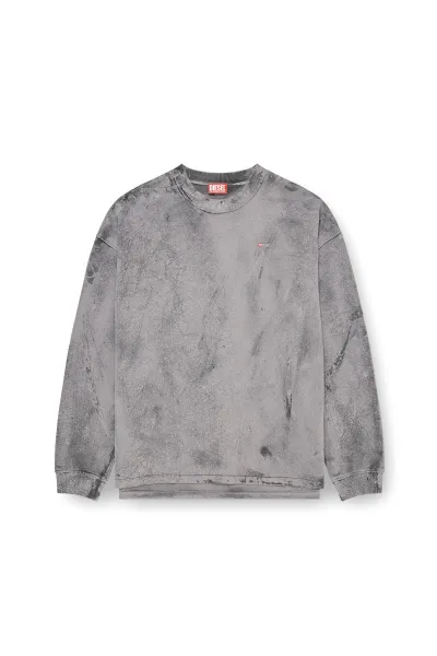 Mikina Diesel S-Baxt-T1 Sweat-Shirt Grey