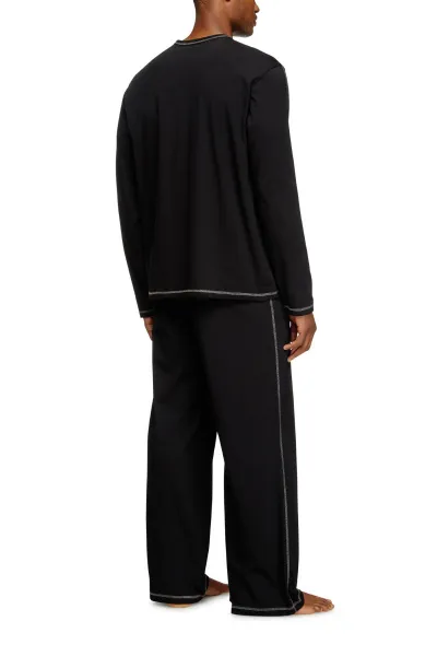 Pyžamo Diesel Set-Nolan-D-Core Pyjama Black