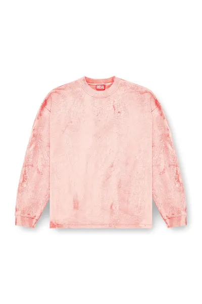 Mikina Diesel S-Baxt-T1 Sweat-Shirt Pink