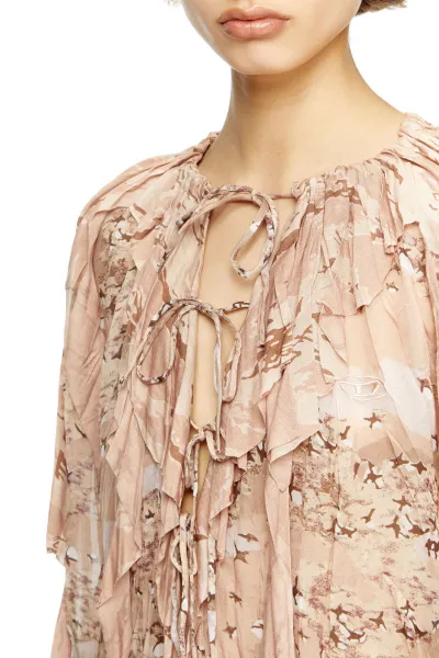 Blúzka Diesel C-Lassy-R1 Shirt Pink