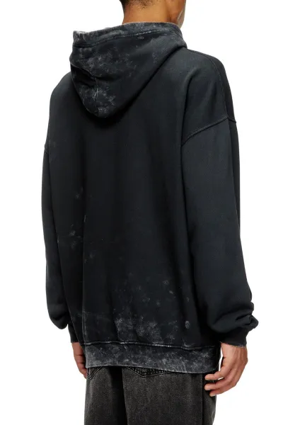 Mikina Diesel S-Boxt-Hood-T10 Sweat-Shirt Black