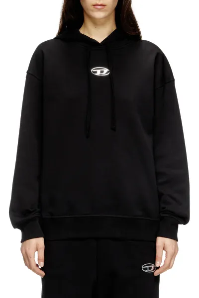 Mikina Diesel F-Buxt-Hood-Od Sweat-Shirt Black