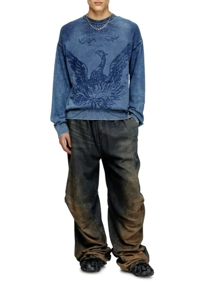 Sveter Diesel K-Fenicol Knitwear Blue