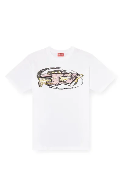 Tričko Diesel T-Norm-T11 T-Shirt White
