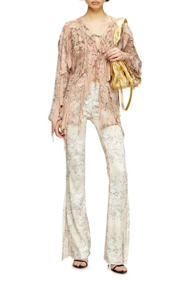 Blúzka Diesel C-Lassy-R1 Shirt Pink