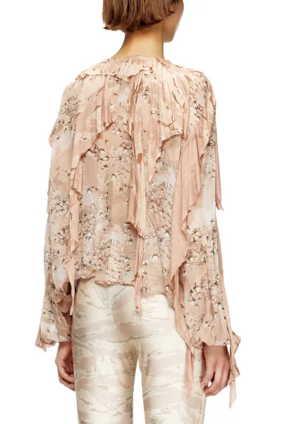 Blúzka Diesel C-Lassy-R1 Shirt Pink