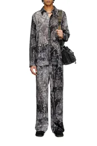 Nohavice Diesel P-Theck-A-Ajfw Trousers Black