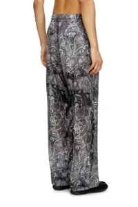 Nohavice Diesel P-Theck-A-Ajfw Trousers Black