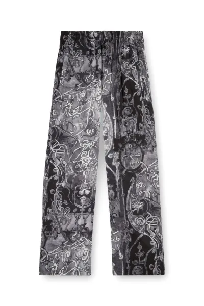 Nohavice Diesel P-Theck-A-Ajfw Trousers Black