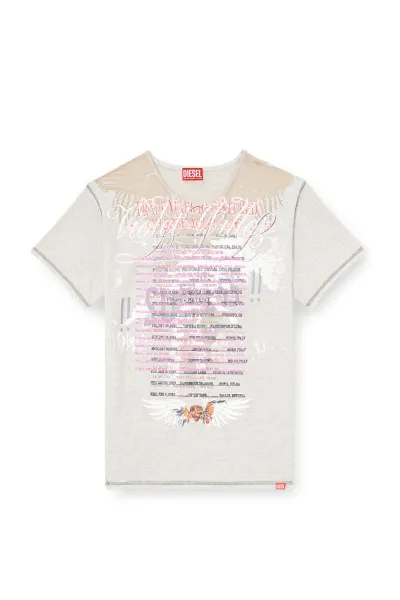 Tričko Diesel T-Normac T-Shirt Grey