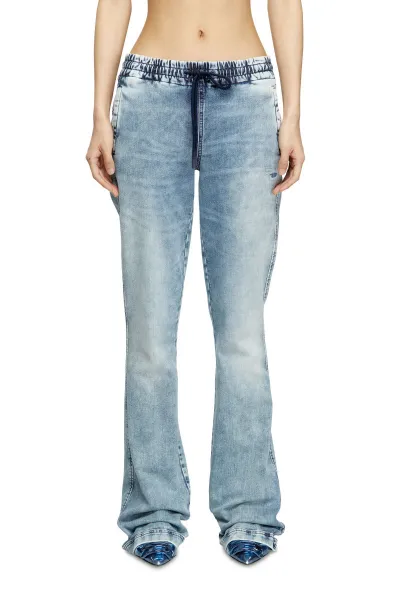 Džínsy Diesel 2069 D-Ebbey Jogg Sweat Jeans Blue