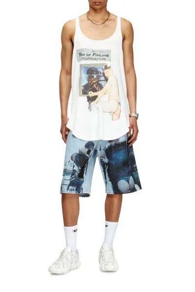 Tričko Diesel Pr-T-Shanry-Tom25 T-Shirt White
