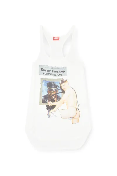 Tričko Diesel Pr-T-Shanry-Tom25 T-Shirt White