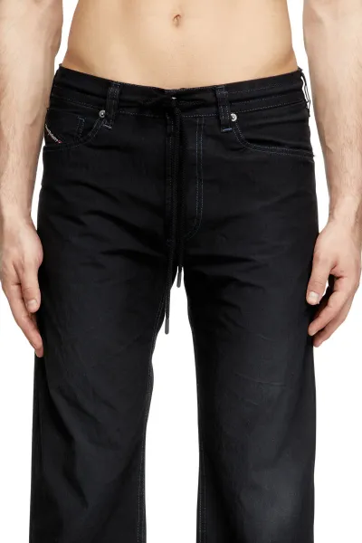 Džínsy Diesel 2080 D-Reel-N Jogg Sweat Jeans Black