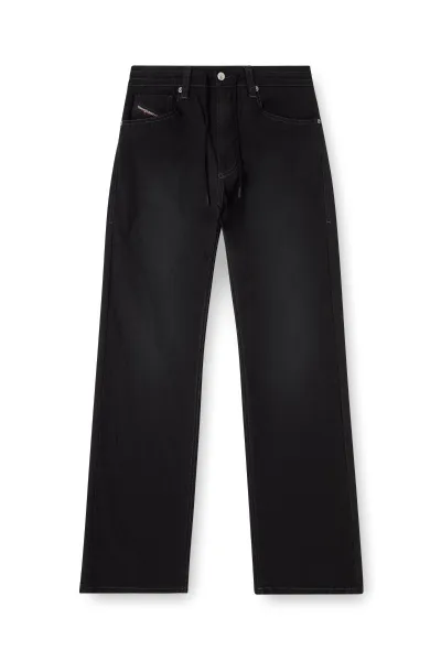 Džínsy Diesel 2080 D-Reel-N Jogg Sweat Jeans Black