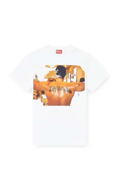 Tričko Diesel Pr-T-Norm-Tom25-1 T-Shirt White