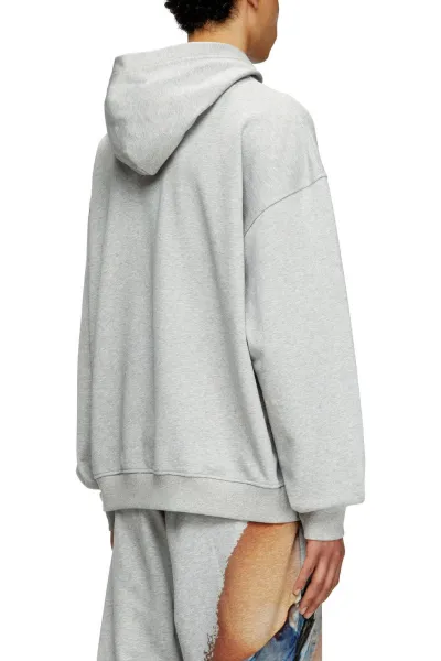 Mikina Diesel Pr-S-Boxt-Hood-Tom25 Sweat-Shirt Grey