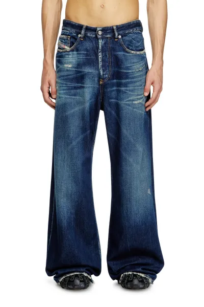 Džínsy Diesel D-Rise Trousers Blue