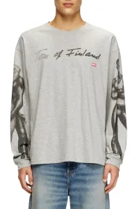 Tričko Diesel Pr-T-Boxt-Ls-Tom25 T-Shirt Grey