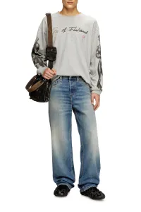 Tričko Diesel Pr-T-Boxt-Ls-Tom25 T-Shirt Grey