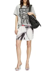 Tričko Diesel Pr-T-Norm-Tom25 T-Shirt Grey