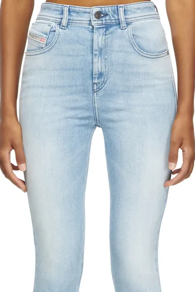 Džínsy Diesel 1984 Slandy-High Trousers Blue