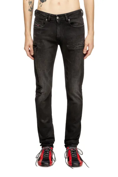 Džínsy Diesel 1979 Sleenker Trousers Black