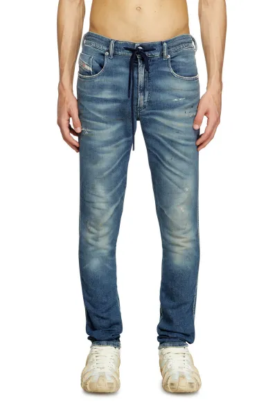 Džínsy Diesel 2062 D-Strukt-B Jogg Sweat Jeans Blue