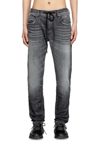 Džínsy Diesel 2062 D-Strukt-B Jogg Sweat Jeans Black