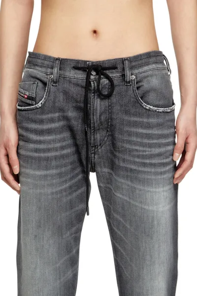 Džínsy Diesel 2062 D-Strukt-B Jogg Sweat Jeans Black