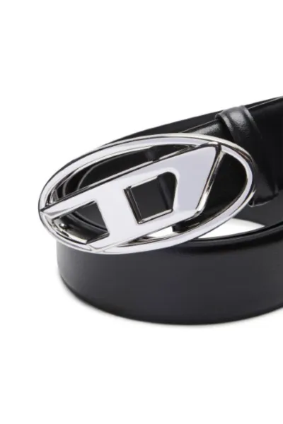Opasok Diesel Oval D Logo B-1Dr Belt Black