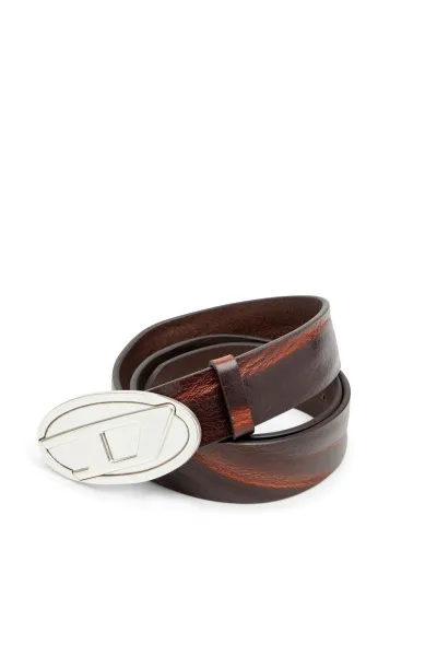 Opasok Diesel Oval D Logo B-1Dr 2.0 Belt Brown