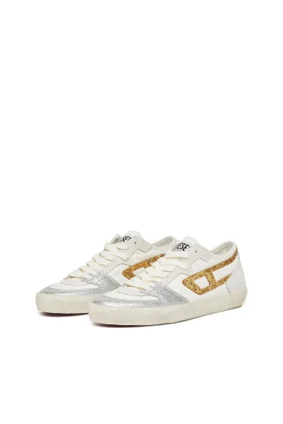 Tenisky Diesel Leroji S-Leroji D-1 Low W Sneakers Bright White/Vanilla Ice/Gold/