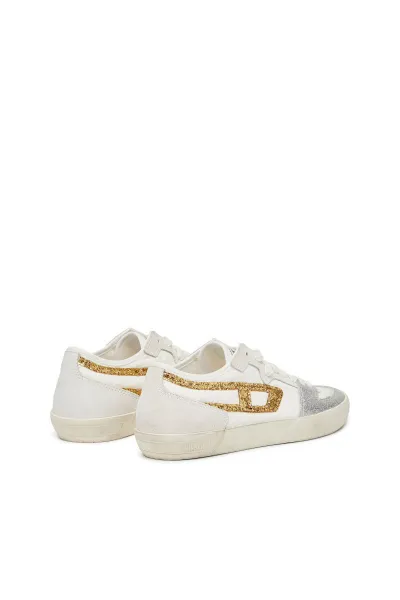 Tenisky Diesel Leroji S-Leroji D-1 Low W Sneakers Bright White/Vanilla Ice/Gold/