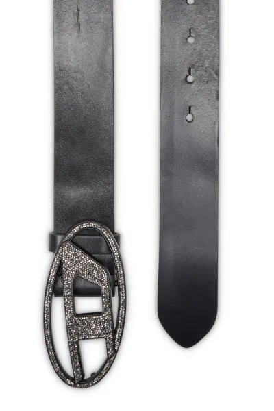 Opasok Diesel Oval D Logo B-1Dr 2.0 Rocks Belt Black