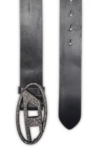 Opasok Diesel Oval D Logo B-1Dr 2.0 Rocks Belt Black