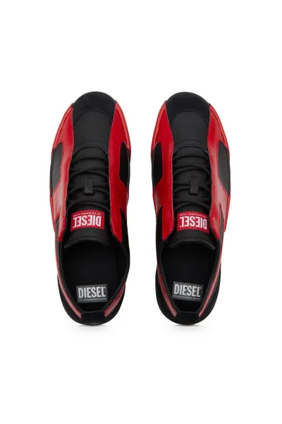 Tenisky Diesel Slante-D S-Slante-D Low Sneakers Black/Racing Red