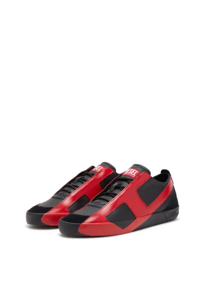 Tenisky Diesel Slante-D S-Slante-D Low Sneakers Black/Racing Red