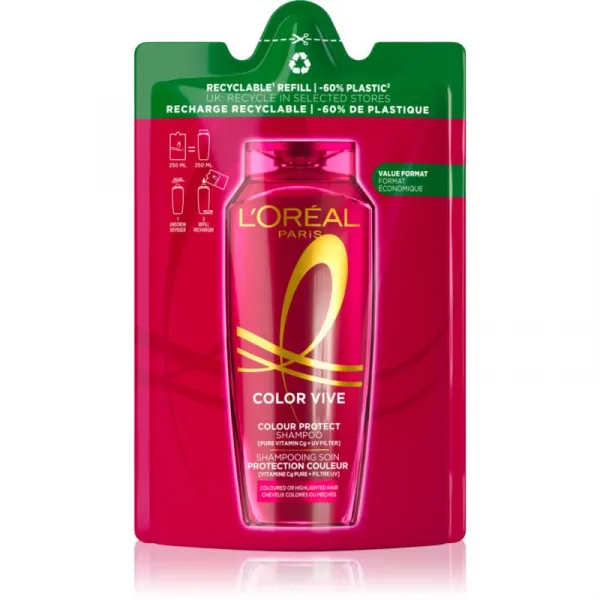 L’Oréal Paris Elseve Color-Vive šampón pre farbené vlasy Refill 250 ml