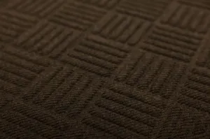 Rohožka CONTOURS hnedá / čierna