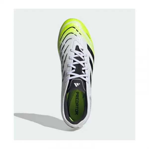 Pánske futbalové kopačky outdoorové ADIDAS Predator Pro M FG cloud white core black lucid lemon