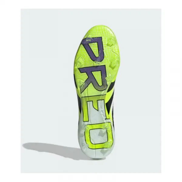 Pánske futbalové kopačky outdoorové ADIDAS Predator Pro M FG cloud white core black lucid lemon